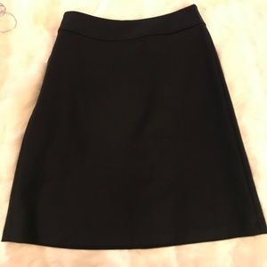 Banana Republic black A-line skirt